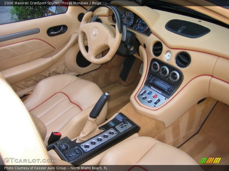 Rosso Mondiale / Beige 2006 Maserati GranSport Spyder