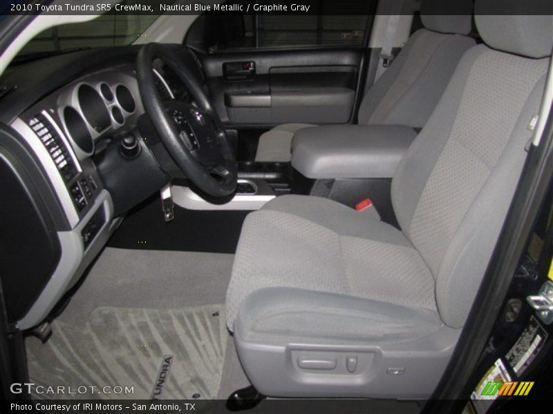 Nautical Blue Metallic / Graphite Gray 2010 Toyota Tundra SR5 CrewMax