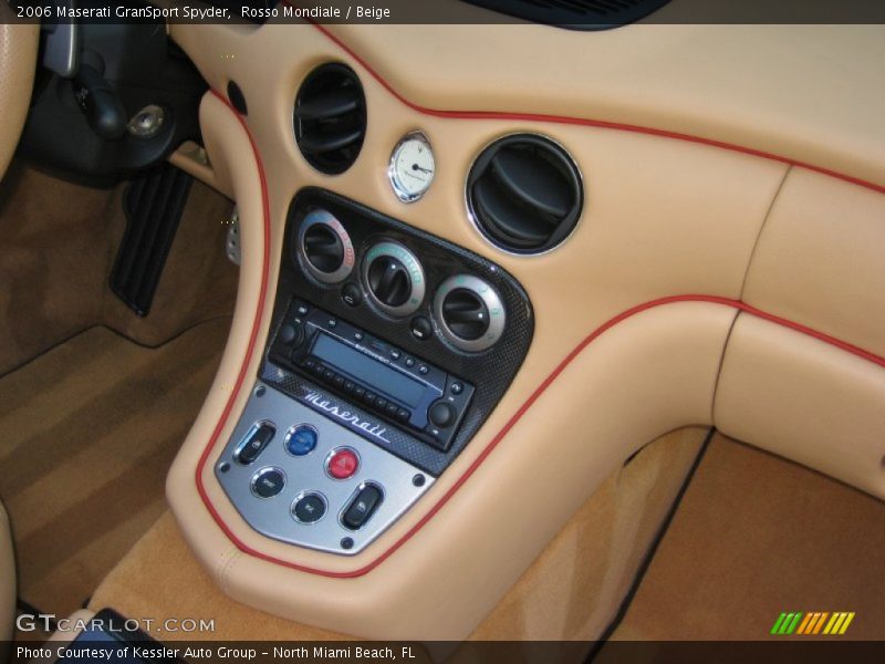 Rosso Mondiale / Beige 2006 Maserati GranSport Spyder