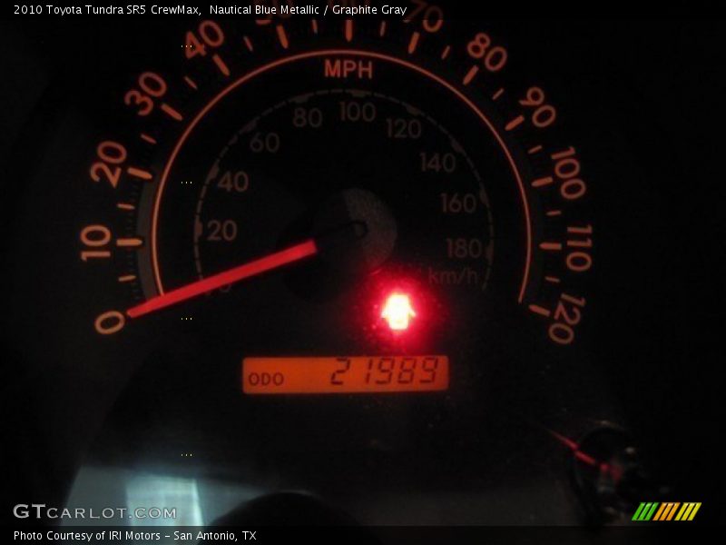 Nautical Blue Metallic / Graphite Gray 2010 Toyota Tundra SR5 CrewMax