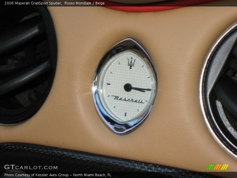 Rosso Mondiale / Beige 2006 Maserati GranSport Spyder