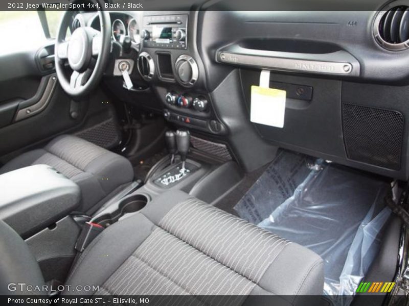 Black / Black 2012 Jeep Wrangler Sport 4x4