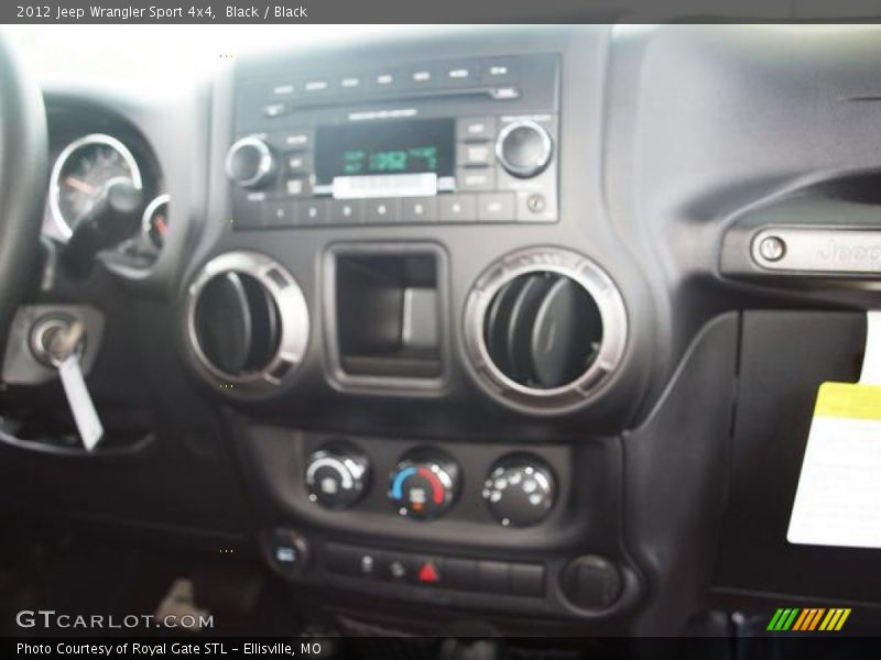Black / Black 2012 Jeep Wrangler Sport 4x4