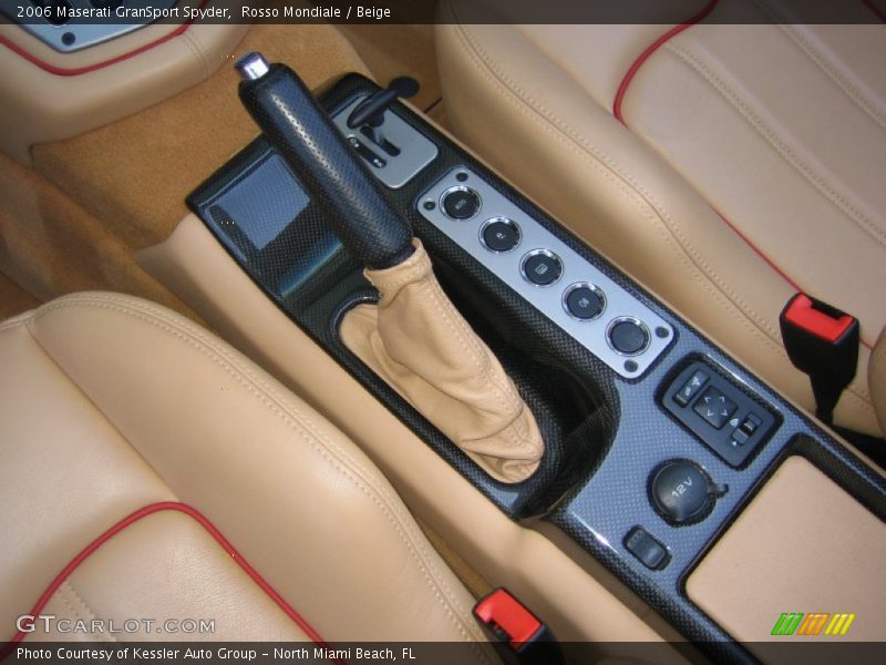 Controls of 2006 GranSport Spyder