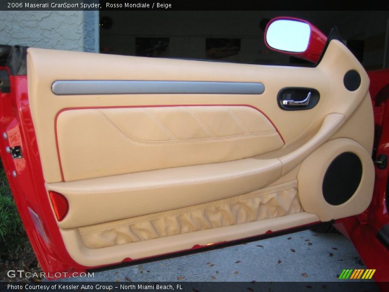 Rosso Mondiale / Beige 2006 Maserati GranSport Spyder