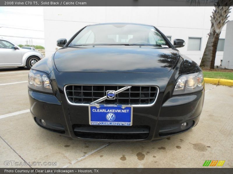 Solid Black / Calcite Cream 2008 Volvo C70 T5
