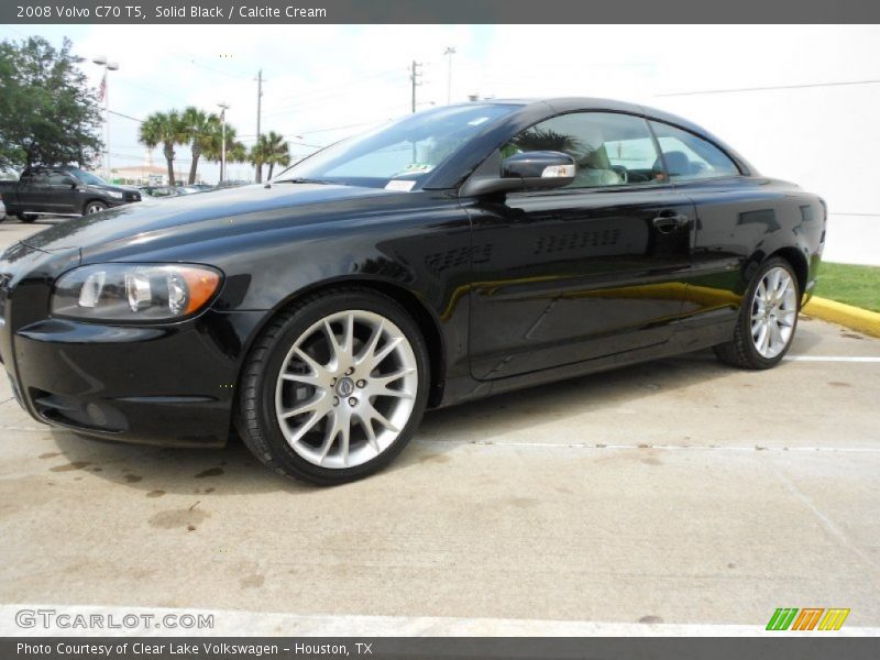 Solid Black / Calcite Cream 2008 Volvo C70 T5