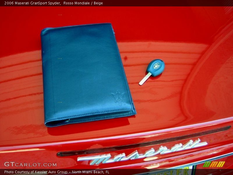 Keys of 2006 GranSport Spyder