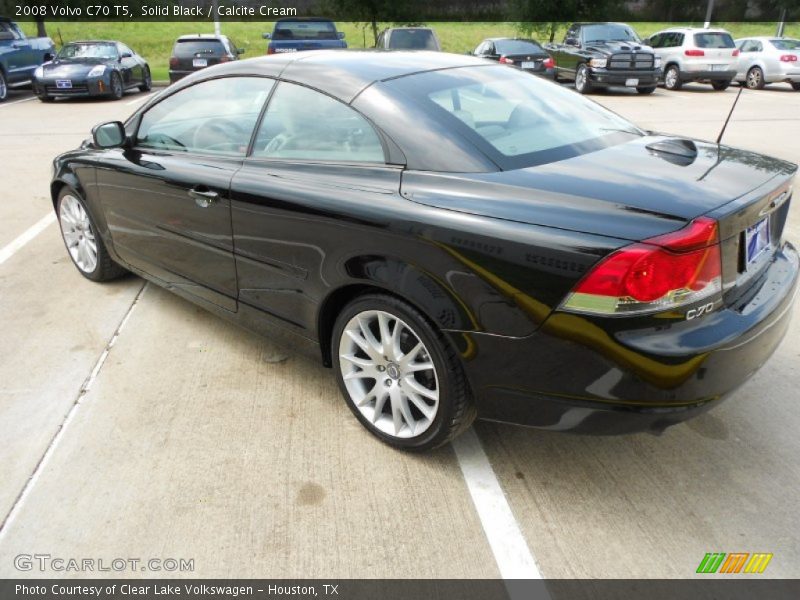 Solid Black / Calcite Cream 2008 Volvo C70 T5