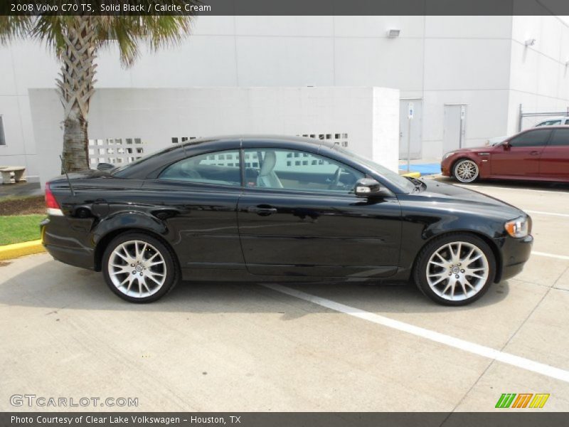 Solid Black / Calcite Cream 2008 Volvo C70 T5