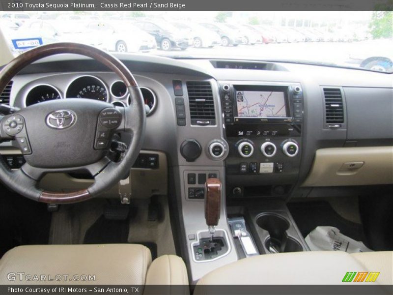 Cassis Red Pearl / Sand Beige 2010 Toyota Sequoia Platinum