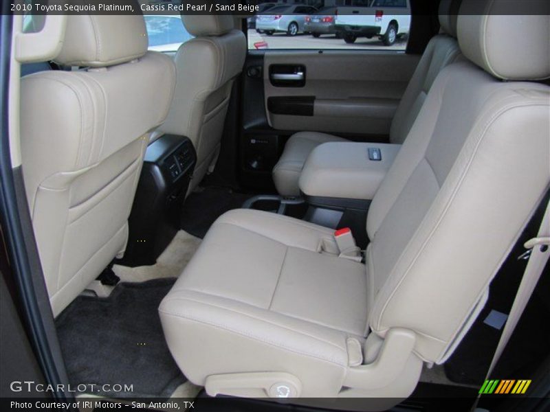  2010 Sequoia Platinum Sand Beige Interior