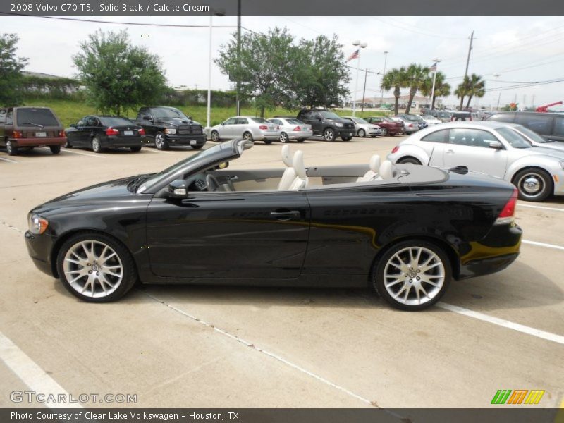 Solid Black / Calcite Cream 2008 Volvo C70 T5