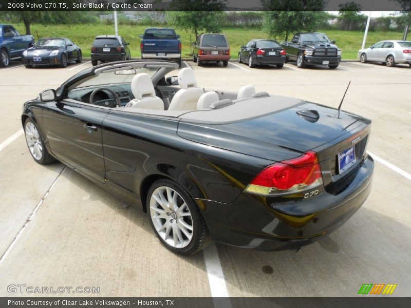 Solid Black / Calcite Cream 2008 Volvo C70 T5