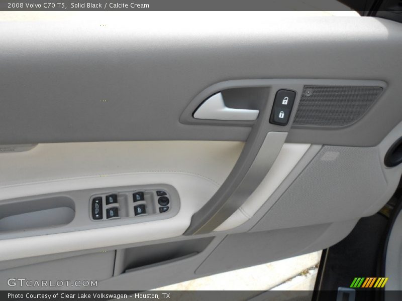 Solid Black / Calcite Cream 2008 Volvo C70 T5