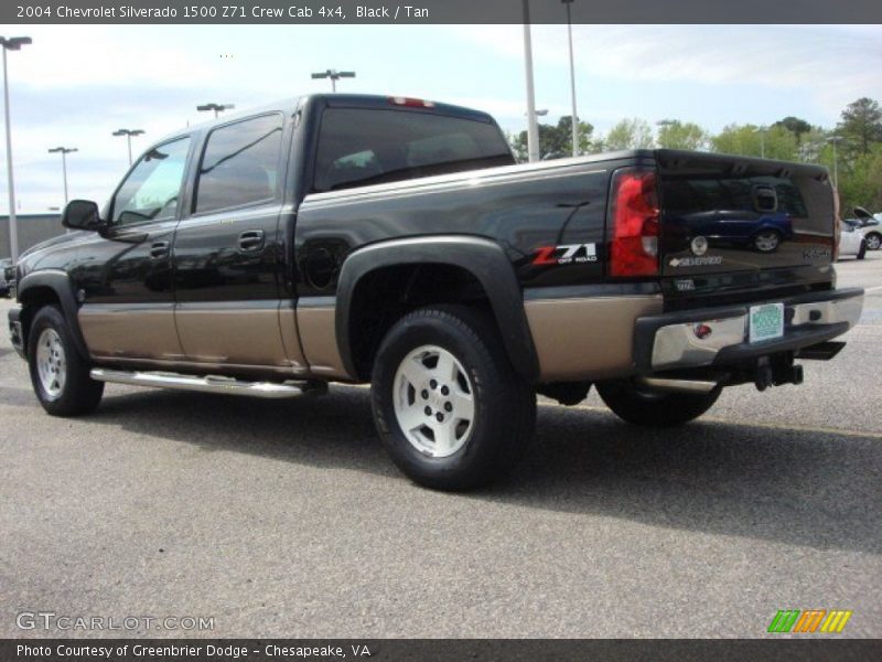 Black / Tan 2004 Chevrolet Silverado 1500 Z71 Crew Cab 4x4