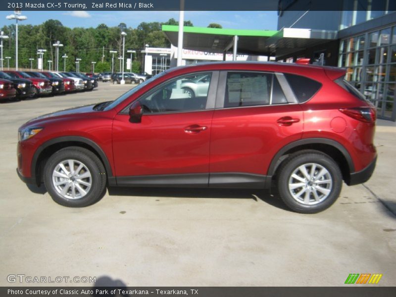 Zeal Red Mica / Black 2013 Mazda CX-5 Touring