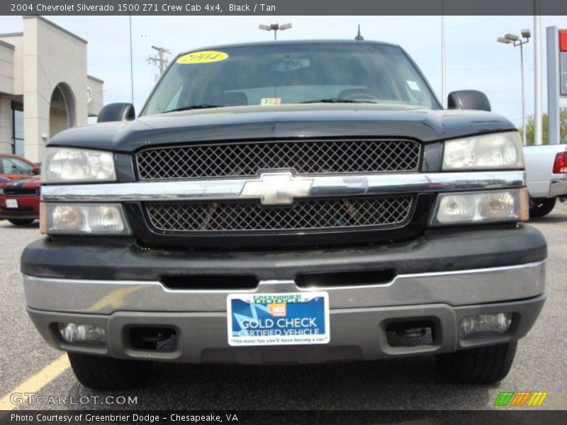 Black / Tan 2004 Chevrolet Silverado 1500 Z71 Crew Cab 4x4