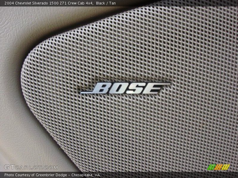 Black / Tan 2004 Chevrolet Silverado 1500 Z71 Crew Cab 4x4