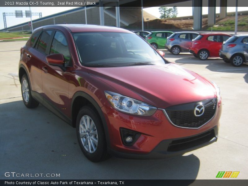 Zeal Red Mica / Black 2013 Mazda CX-5 Touring