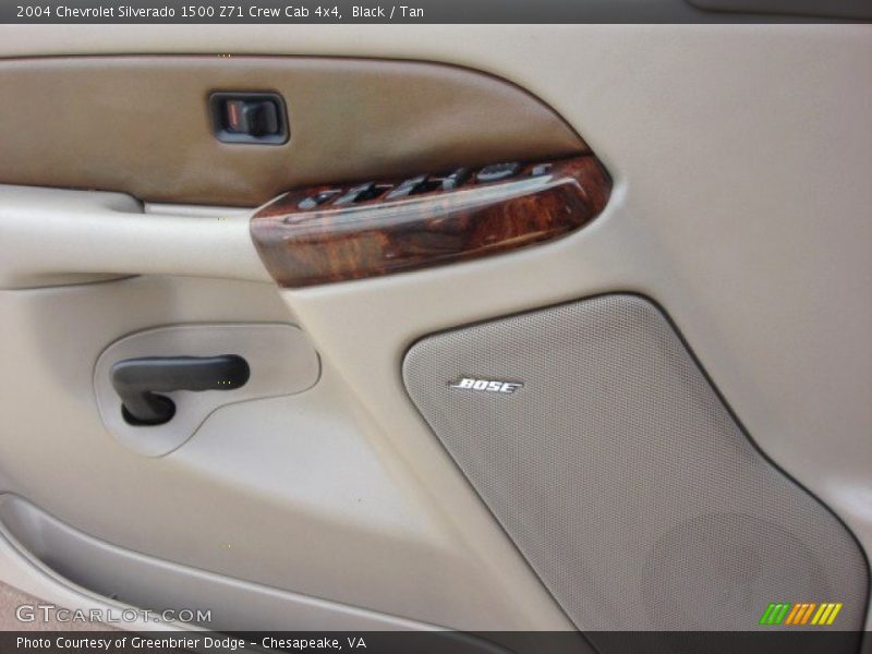 Black / Tan 2004 Chevrolet Silverado 1500 Z71 Crew Cab 4x4