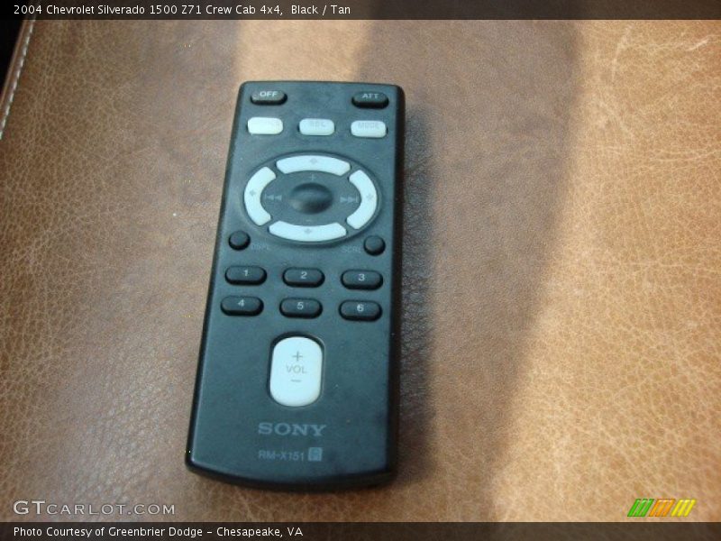 Black / Tan 2004 Chevrolet Silverado 1500 Z71 Crew Cab 4x4