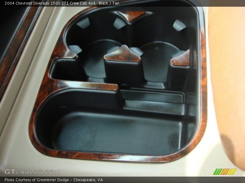 Black / Tan 2004 Chevrolet Silverado 1500 Z71 Crew Cab 4x4