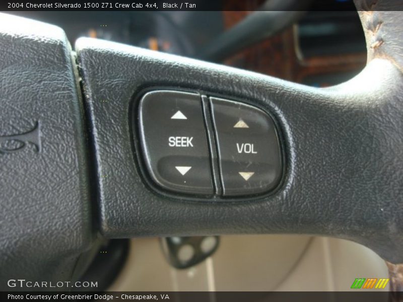 Black / Tan 2004 Chevrolet Silverado 1500 Z71 Crew Cab 4x4