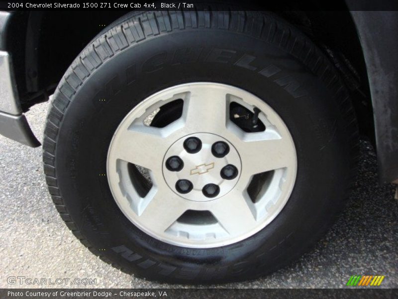 Black / Tan 2004 Chevrolet Silverado 1500 Z71 Crew Cab 4x4