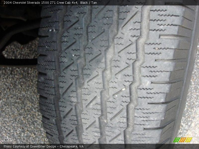 Black / Tan 2004 Chevrolet Silverado 1500 Z71 Crew Cab 4x4