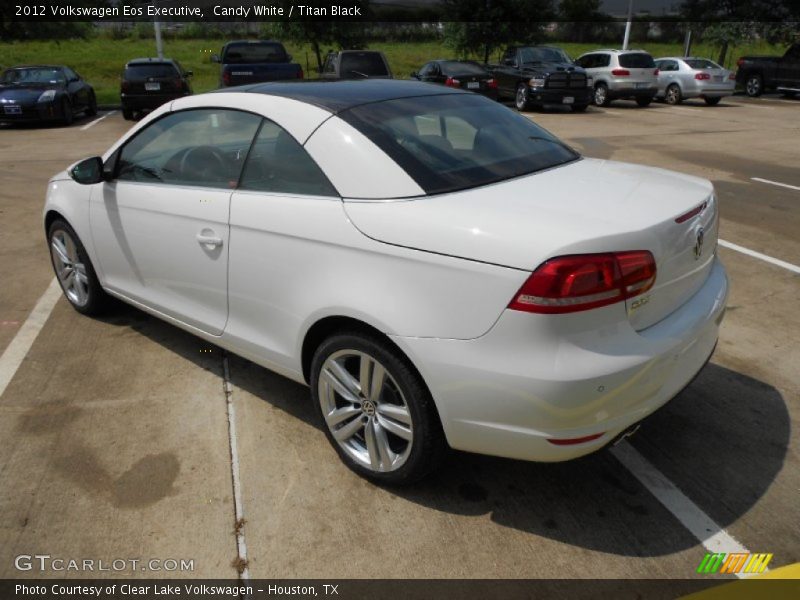 Candy White / Titan Black 2012 Volkswagen Eos Executive