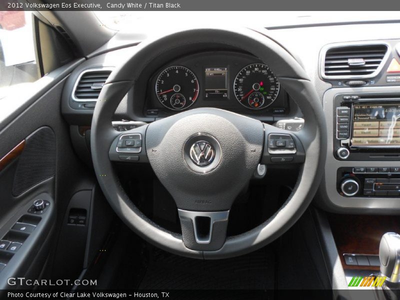 Candy White / Titan Black 2012 Volkswagen Eos Executive