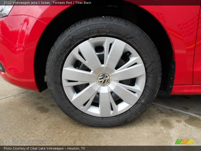 Tornado Red / Titan Black 2012 Volkswagen Jetta S Sedan