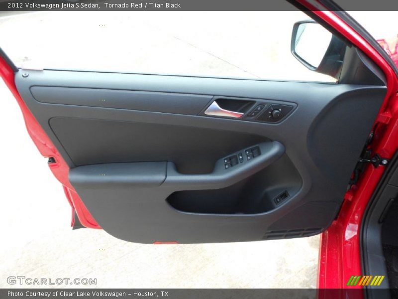 Tornado Red / Titan Black 2012 Volkswagen Jetta S Sedan