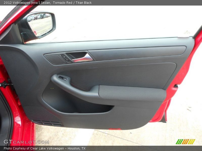 Tornado Red / Titan Black 2012 Volkswagen Jetta S Sedan