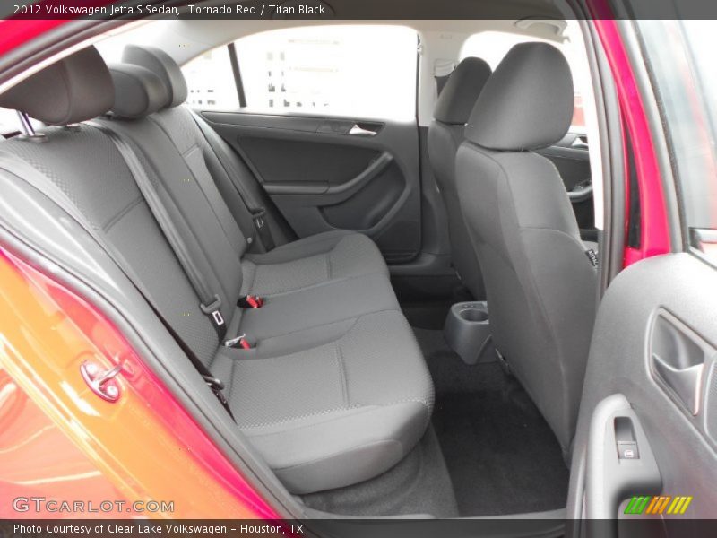 Tornado Red / Titan Black 2012 Volkswagen Jetta S Sedan