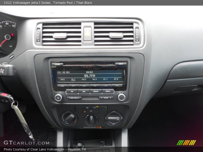 Tornado Red / Titan Black 2012 Volkswagen Jetta S Sedan