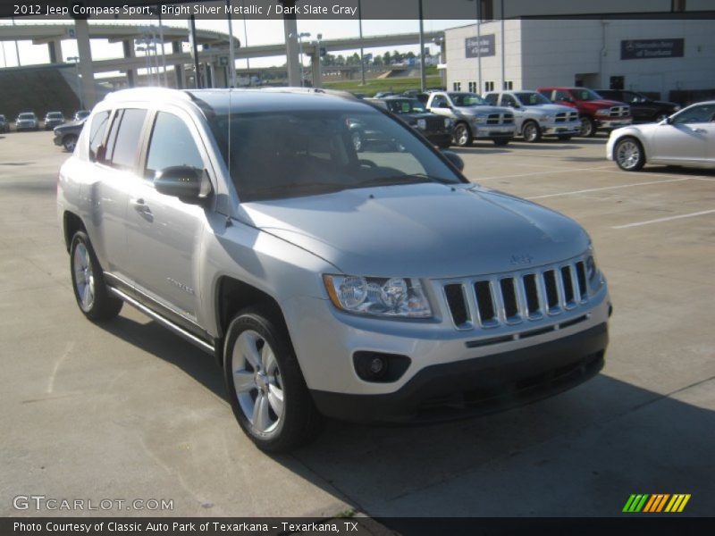 Bright Silver Metallic / Dark Slate Gray 2012 Jeep Compass Sport