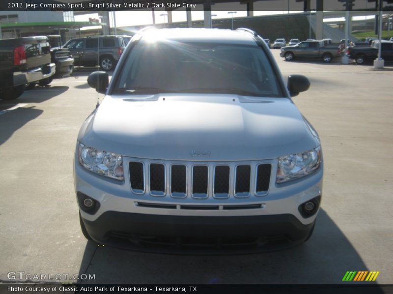 Bright Silver Metallic / Dark Slate Gray 2012 Jeep Compass Sport
