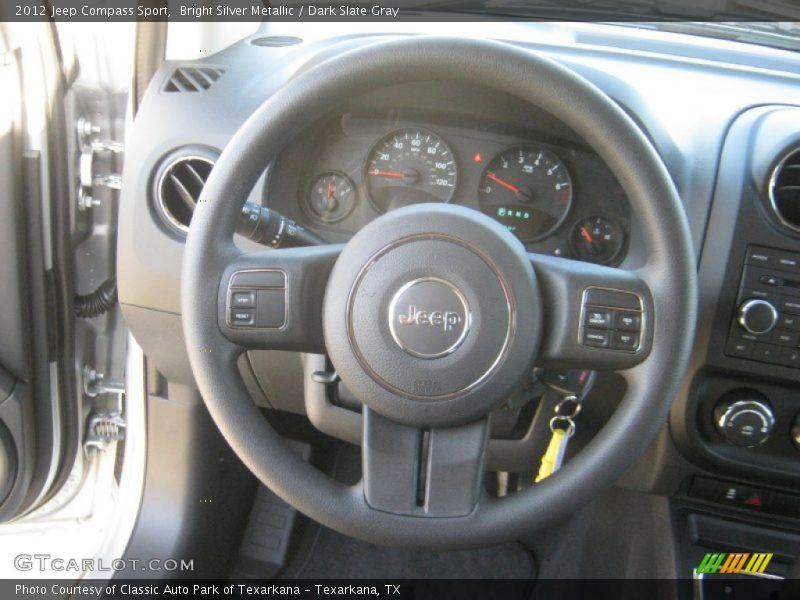 Bright Silver Metallic / Dark Slate Gray 2012 Jeep Compass Sport