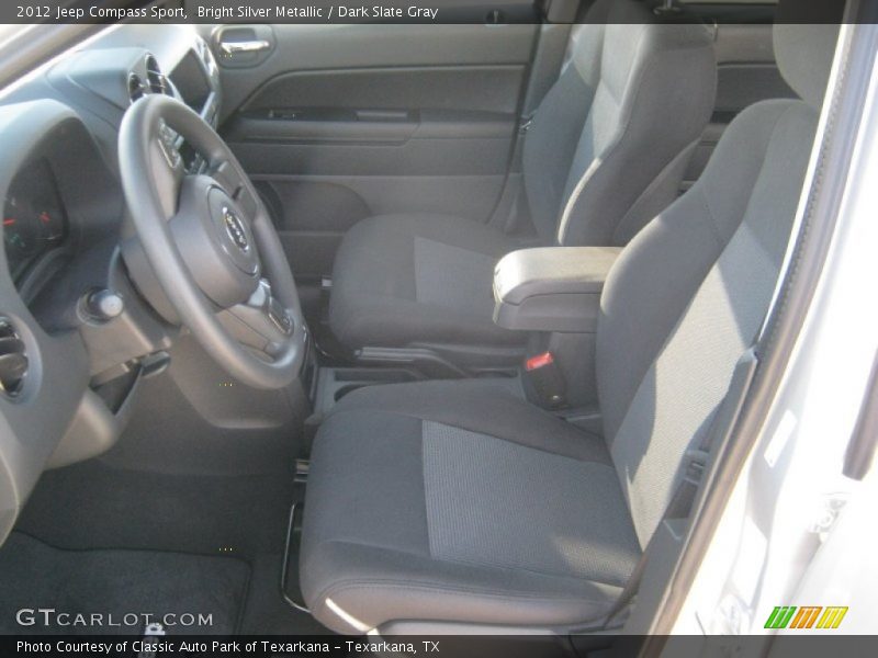 Bright Silver Metallic / Dark Slate Gray 2012 Jeep Compass Sport