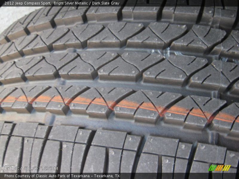 Bright Silver Metallic / Dark Slate Gray 2012 Jeep Compass Sport