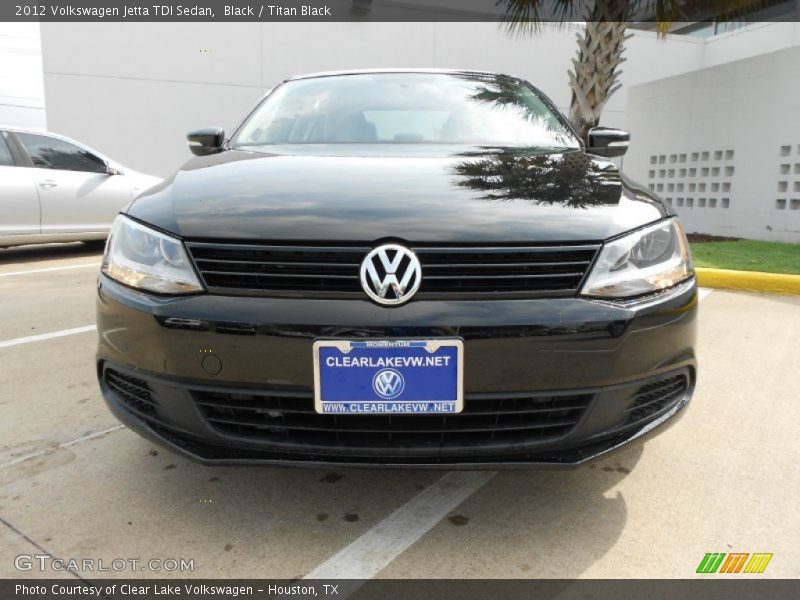 Black / Titan Black 2012 Volkswagen Jetta TDI Sedan