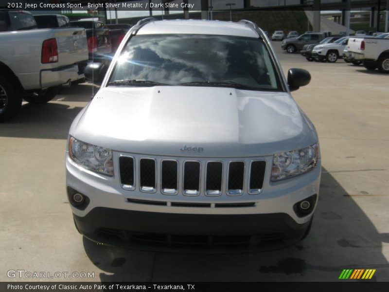 Bright Silver Metallic / Dark Slate Gray 2012 Jeep Compass Sport