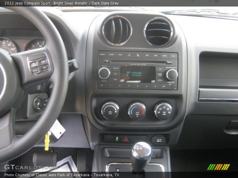 Bright Silver Metallic / Dark Slate Gray 2012 Jeep Compass Sport