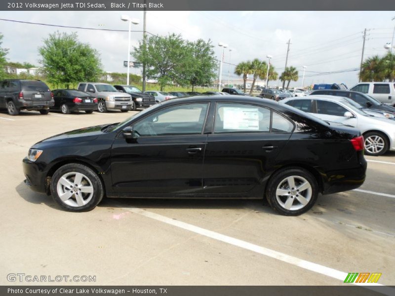 Black / Titan Black 2012 Volkswagen Jetta TDI Sedan