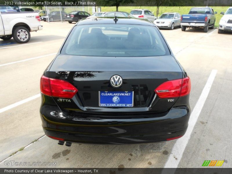Black / Titan Black 2012 Volkswagen Jetta TDI Sedan