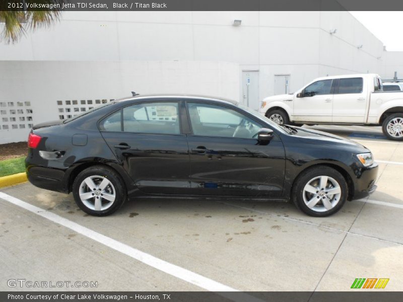 Black / Titan Black 2012 Volkswagen Jetta TDI Sedan