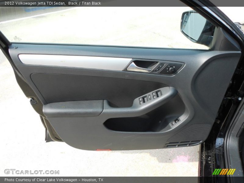 Black / Titan Black 2012 Volkswagen Jetta TDI Sedan