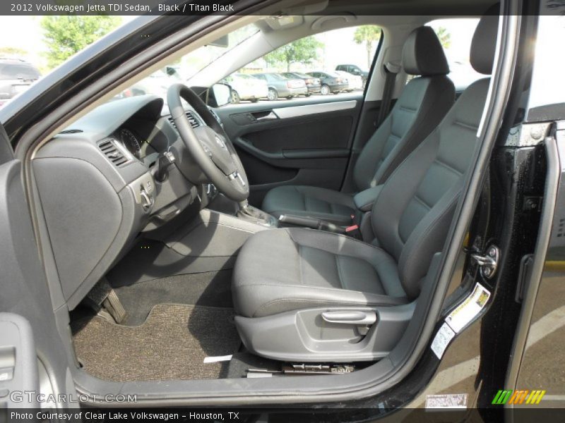 Black / Titan Black 2012 Volkswagen Jetta TDI Sedan